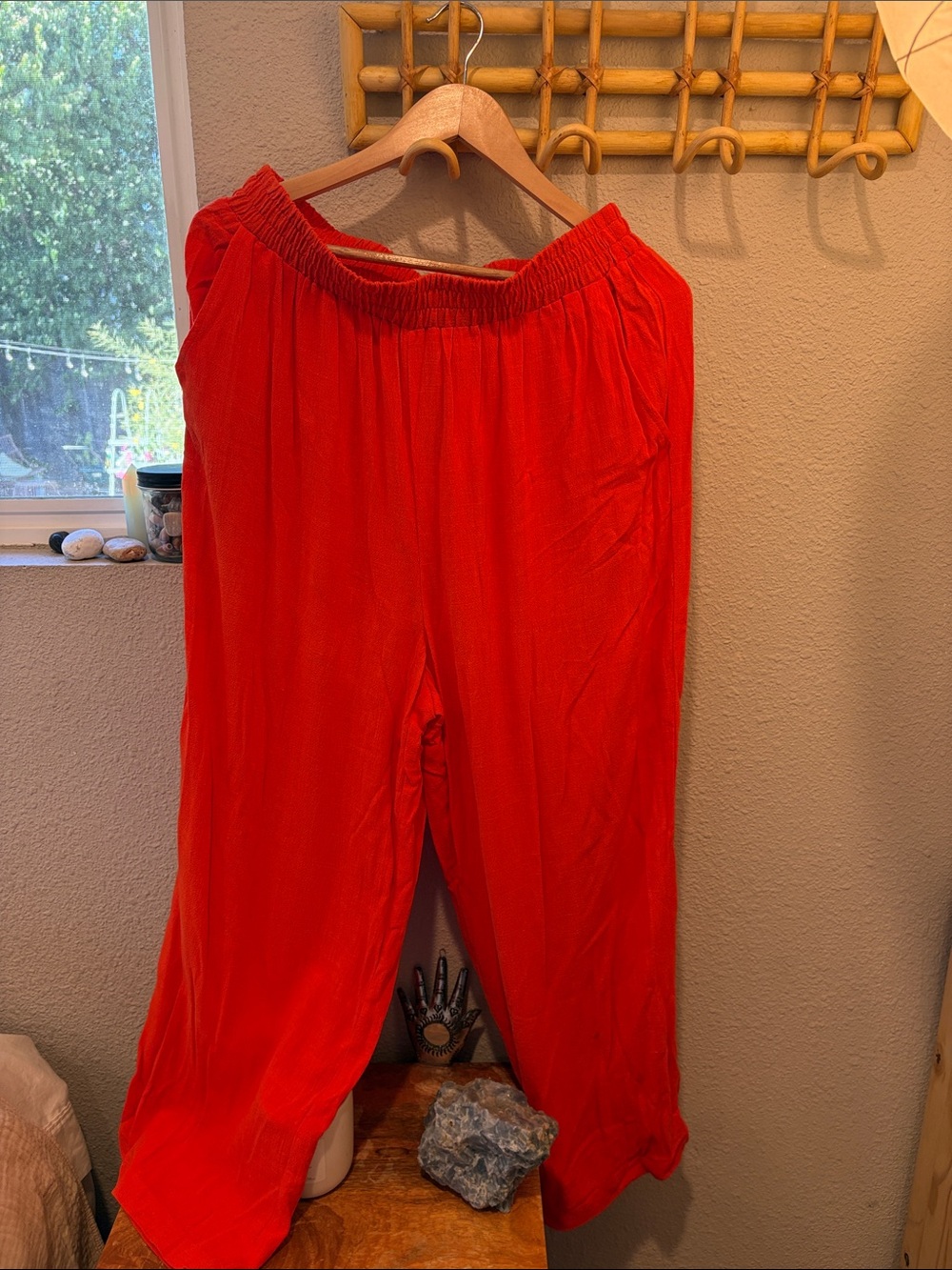 Melloday Elastic-Waist Casual Bottoms • NWT size L